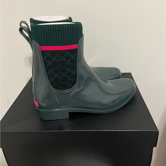Coach Rain Bootie - Size 6 - Picture 3 of 8